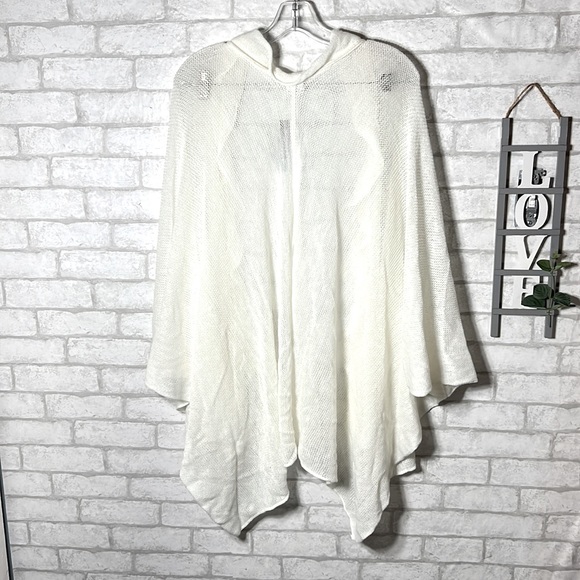 Basha accessories ivory topper drape open front cardigan one size - Picture 8 of 9